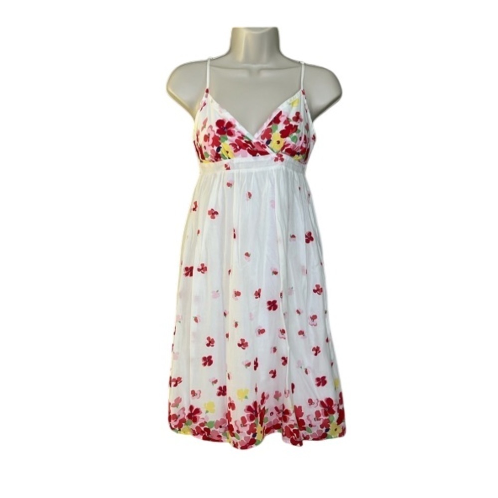 NAF NAF Floral Cotton Spaghetti Strap Sundress US Size 2